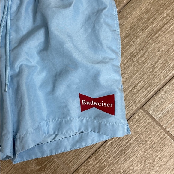 Pacsun Budweiser Sky Blue Swim Shorts - Picture 2 of 7